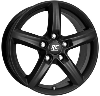 RC Design RC24 Schwarz Klar Matt (SKM) 6,5x16 4x100 ET38 CB63,4 60° 600 kg 496978