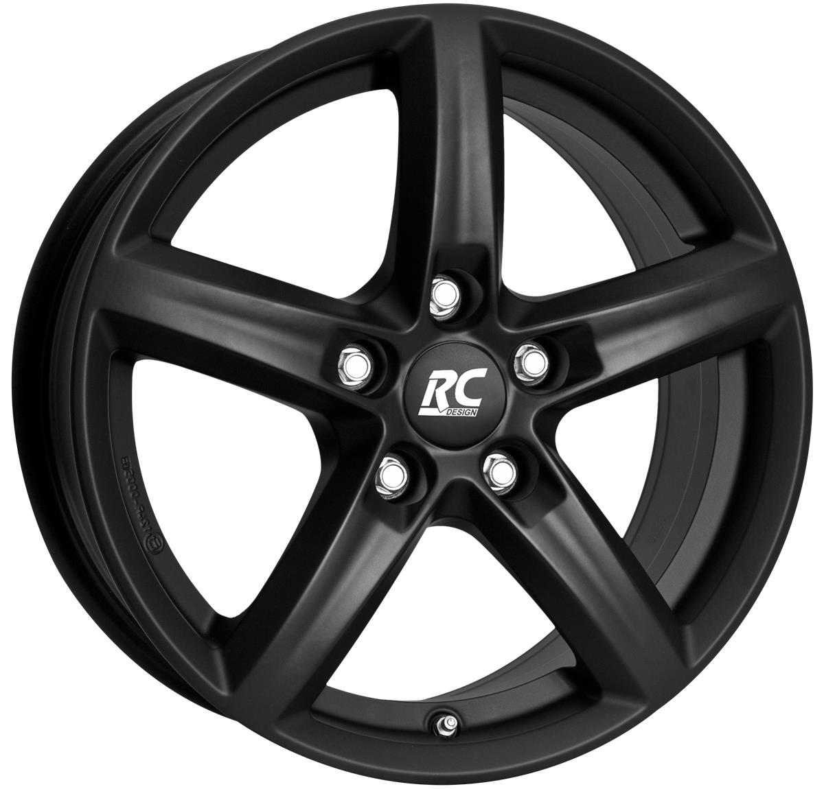 RC Design RC24 Schwarz Klar Matt (SKM) 6x15 4x108 ET37 CB63,4 60° 550 kg 483268