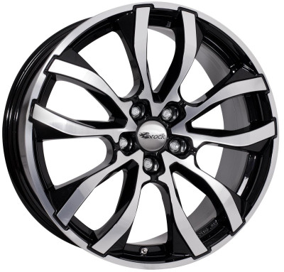 RC Design RC23 Schwarz Glanz Voll-Poliert (SGVP) 7,5x17 5x114.3 ET38 CB72,6 60° 715 kg 456583