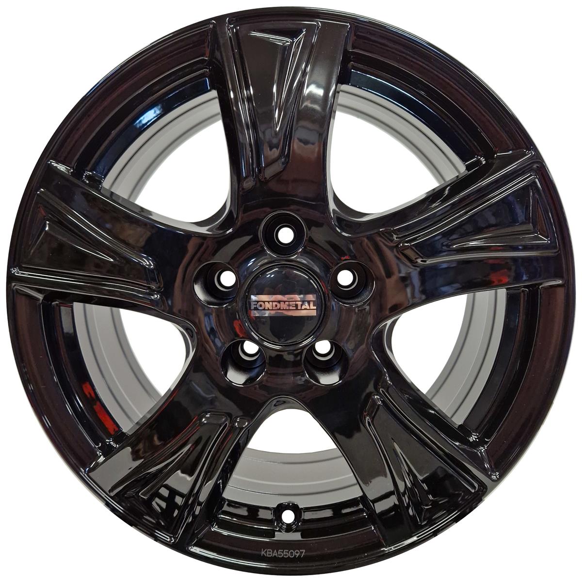 Fondmetal PRO1 Glossy Black 7x17 5x112 ET49 CB66,6 60° 1000 kg RF19464