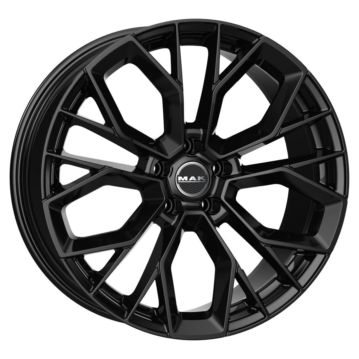 MAK Stilo-D Gloss Black 10x21 5x112 ET58 CB57,1 R14 870 kg F1021TPGB58VW6X