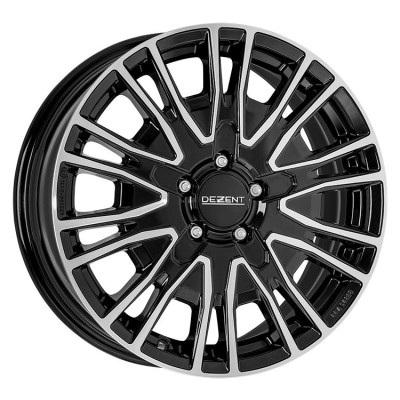 Dezent KE dark Black/polished 6,5x16 5x118 ET55 CB71,1 60° 1200 kg TKEZQBP55