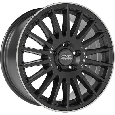 OZ Racing Rally Desert Matt Black Silver Let. Diamond Lip 8x18 6x139 ET25 CB106,1 60° 1300 kg W01C731517L
