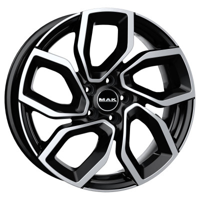 MAK Apollo Black Mirror 7x17 4x108 ET32 CB65,1 Flat 700 kg F7070LLBM32BGY