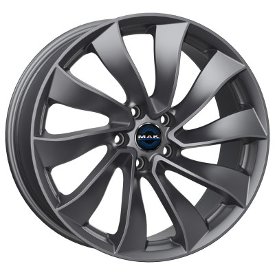 MAK Solar Gloss Gun Metallic 8,5x18 5x114.3 ET38 CB64,1 60° 630 kg F8580SXGM38FR2