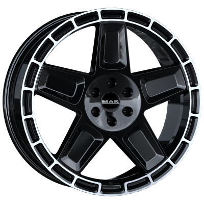 MAK Trek Gloss Black Mirror Ring 9x20 6x139.7 ET55 CB95,1 60° 1050 kg F9020TKGL55VZ1