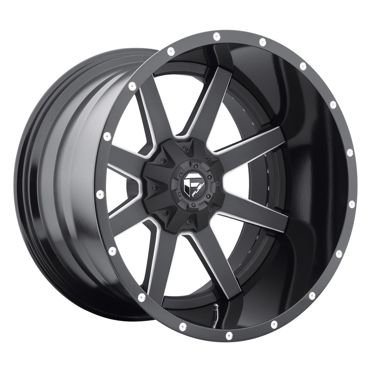 Fuel D538 Maverick Matte Black Milled 9x18 5x127 ET20 CB87,1 (PCD2: 5x139.7) 60° 1133 kg D53818905757