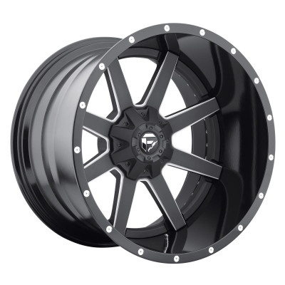 Fuel D538 Maverick Matte Black Milled 9x18 5x127 ET20 CB87,1 (PCD2: 5x139.7) 60° 1133 kg D53818905757