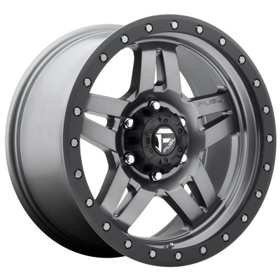 Fuel D558 Anza Matte Gun Metal Black Bead Ring 10x15 5x114.3 ET-43 CB72,6 60° 997 kg D55815006537
