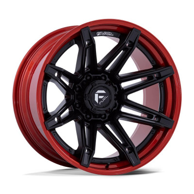 Fuel Fc401 Brawl Matte Black With Candy Red Lip 12x24 6x139.7 ET-44 CB106,1 60° 1133 kg FC401MQ24126844N