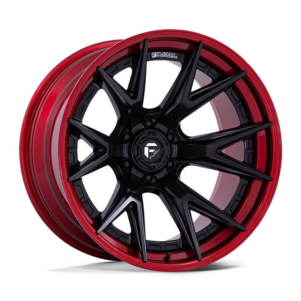 Fuel Fc402 Catalyst Matte Black With Candy Red Lip 12x24 6x139.7 ET-44 CB106,1 60° 1133 kg FC402MQ24126844N