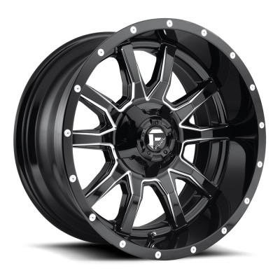 Fuel D627 Vandal Gloss Black Milled 10x20 5x114.3 ET-18 CB78,1 (PCD2: 5x127) 60° 1133 kg D62720002647US