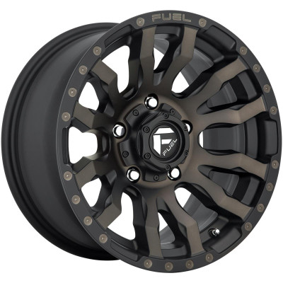Fuel D674 Blitz Matte Black Double Dark Tint 10x20 8x180 ET-18 CB124,2 60° 1678 kg D67420001847