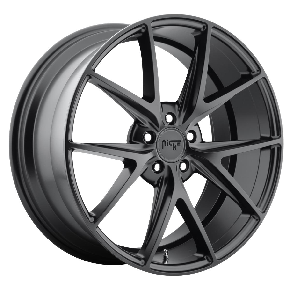 Niche M117 Misano Matte Black 9x20 5x114.3 ET25 CB72,6 60° 861 kg M117209065+25