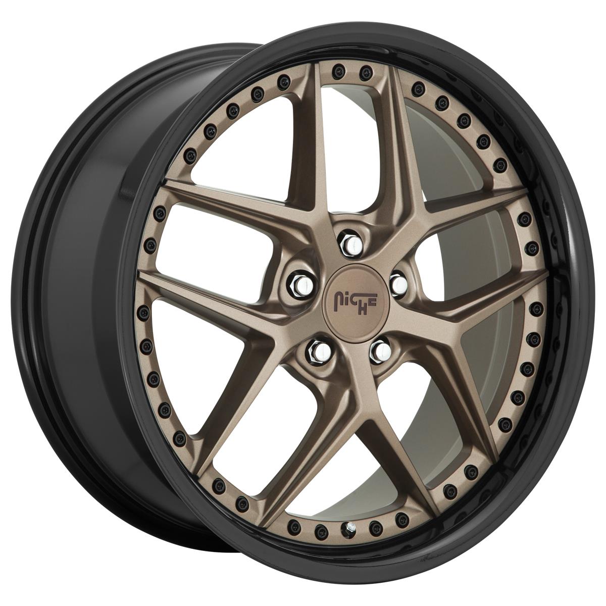 Niche M227 Vice Matte Bronze Black Bead Ring 10,5x20 5x112 ET40 CB66,6 60° 816 kg M2272005F8+40