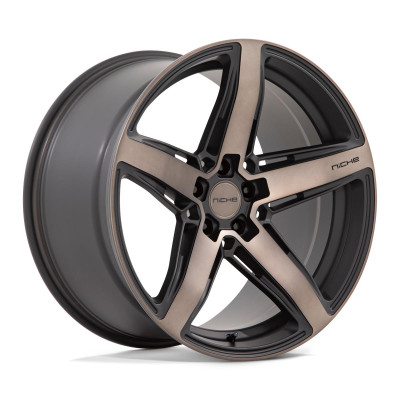Niche M271 Teramo Matte Black With Double Dark Tint Face 10,5x20 5x114.3 ET40 CB72,6 60° 816 kg M271200565+40