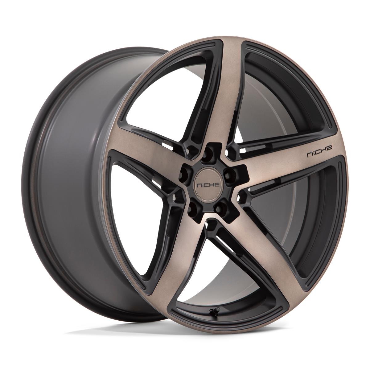 Niche M271 Teramo Matte Black With Double Dark Tint Face 9x20 5x112 ET25 CB66,6 60° 816 kg M2712090F8+25