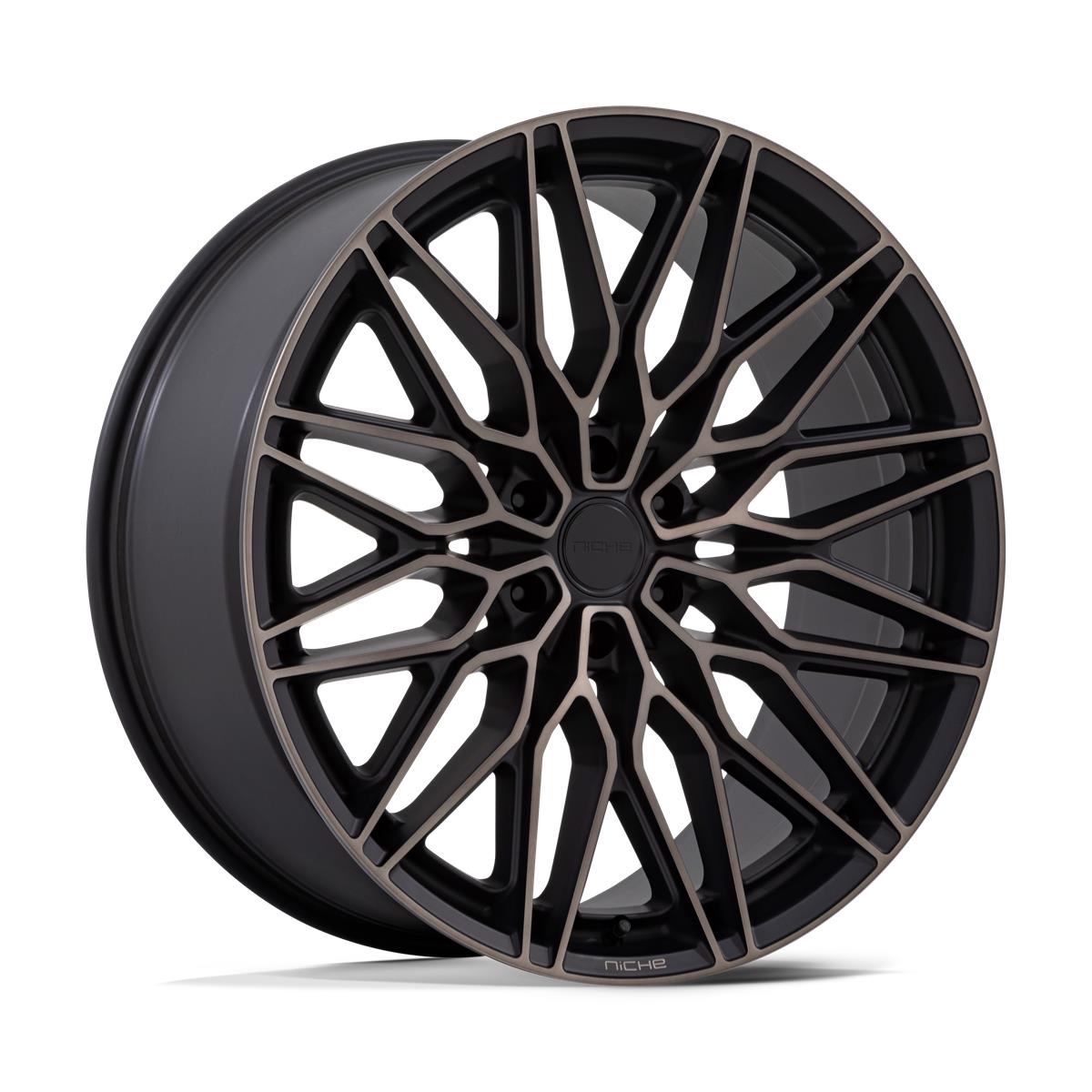 Niche NC278 Calabria 6 Matte Black Machined W/ Dark Tint 10x24 6x135 ET30 CB87,1 60° 1133 kg NC278MT24106330
