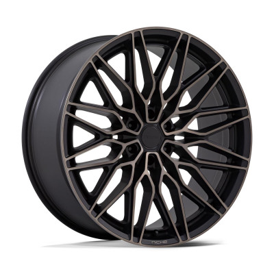 Niche NC278 Calabria 6 Matte Black Machined W/ Dark Tint 10x24 6x135 ET30 CB87,1 60° 1133 kg NC278MT24106330