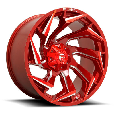 Fuel D754 Reaction Candy Red Milled 10x22 8x165.1 ET-18 CB125,1 60° 1678 kg D75422008247