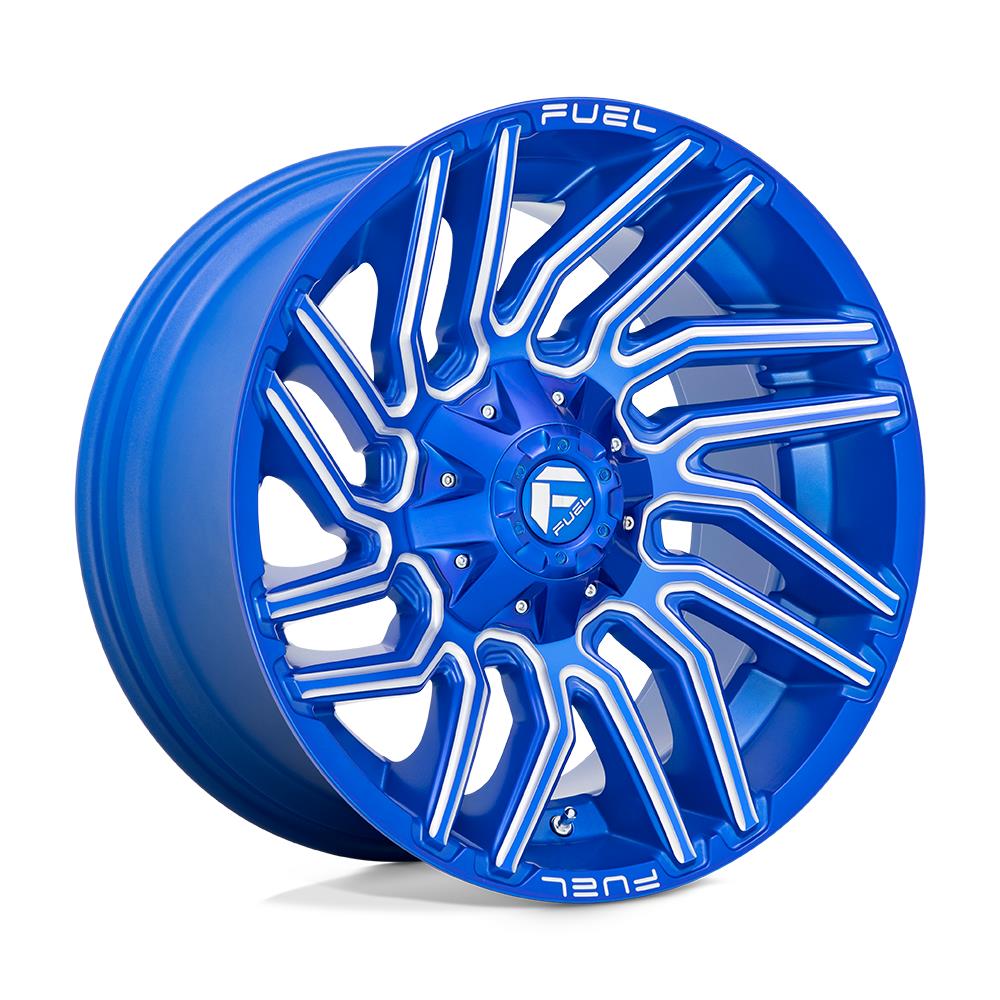 Fuel D774 Typhoon Anodized Blue Milled 10x22 8x180 ET-18 CB124,2 60° 1678 kg D77422001847