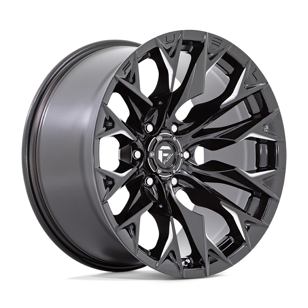 Fuel D803 Flame Gloss Black Milled 12x22 5x139.7 ET-44 CB78,1 60° 1133 kg D8032220B447