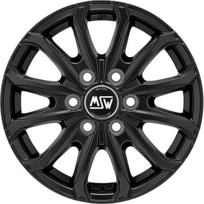 MSW 48 Van 6 Holes Matt Black 6,5x16 6x120 ET50 CB74,5 60° 1350 kg W19341003T53