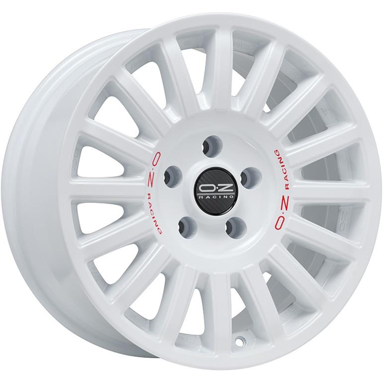 OZ Racing Rally Raid Race White Red Lettering 8,5x18 5x130 ET32 CB71,6 R14 1200 kg W01C0115833