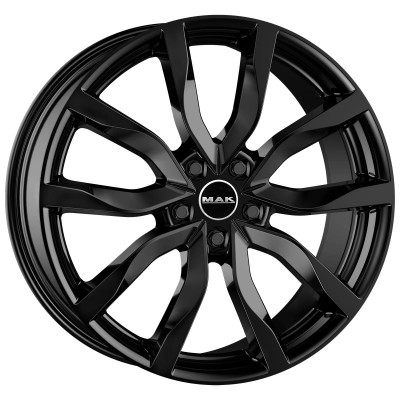 MAK Highlands Gloss Black 9x18 5x120 ET48 CB72,6 Flat 1025 kg F9080HIGB48IRR