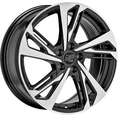 MSW 60 Gloss Black Full Polished 7,5x17 5x112 ET41 CB57,1 R13 725 kg W19436009E56