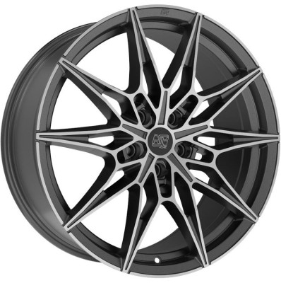 MSW 75 Matt Gun Metal Full Polished (Mgmfp) 8,5x19 5x112 ET40 CB73,1 60° 780 kg W1946550226