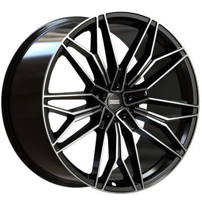 Fondmetal STC-23 Glossy Black Machined 11,5x23 5x112 ET38 CB66,6 60° 1100 kg RF20009