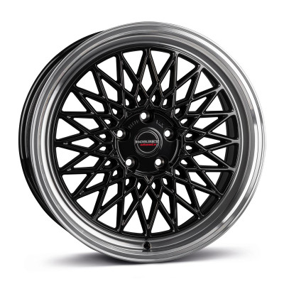 Borbet B black rim polished 8x18 5x100 ET40 CB57,1 R13 730 kg 497242