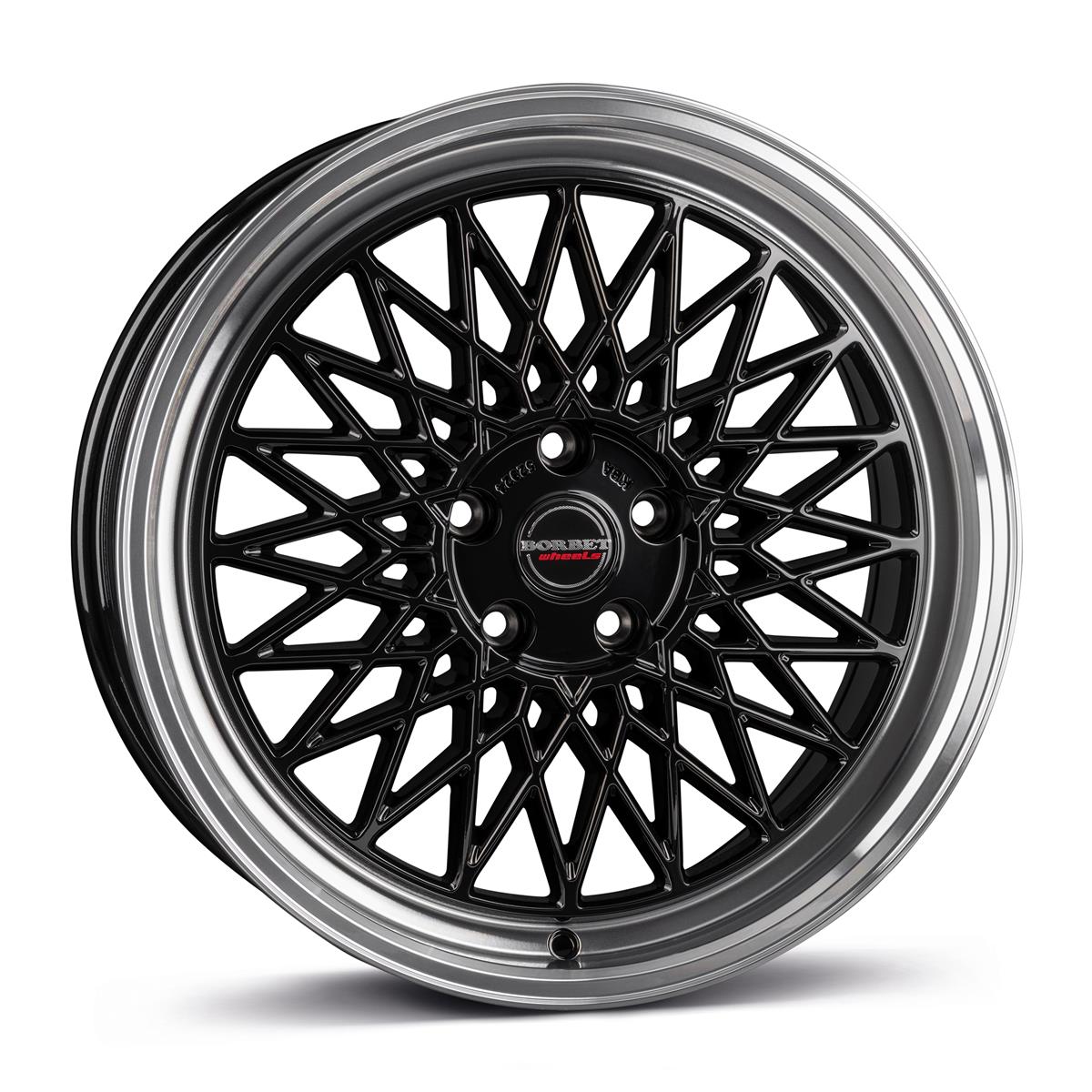 Borbet B black rim polished 8,5x19 5x112 ET30 CB66,6 60° 730 kg 497098