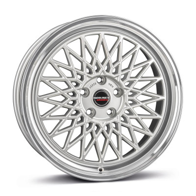 Borbet B silver rim polished 7x17 4x108 ET20 CB65,1 60° 625 kg 497177