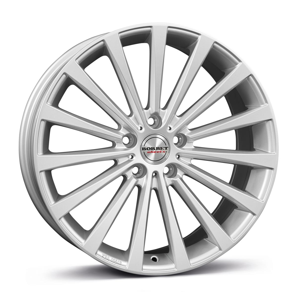 Borbet BLX brilliant silver 8,5x18 5x114.3 ET35 CB64,1 60° 720 kg 222651