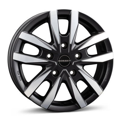Borbet CW5 black polished matt 7,5x18 5x127 ET45 CB71,6 60° 1050 kg 496790