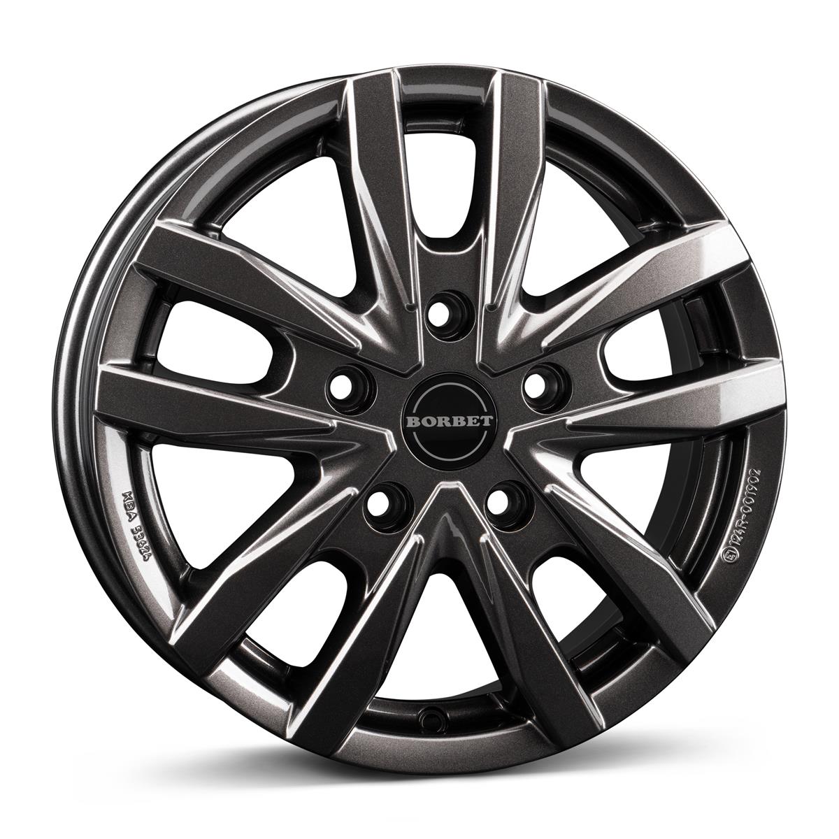 Borbet CW5 mistral anthracite glossy 6,5x16 5x120 ET60 CB65,1 R13 1260 kg 497460