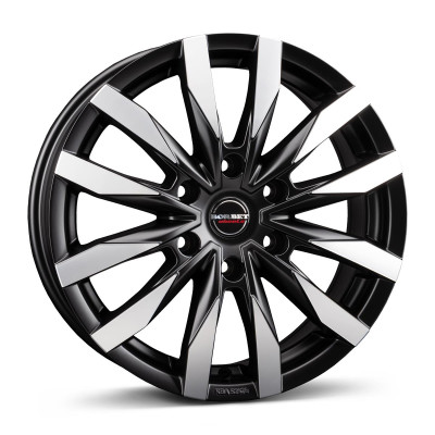 Borbet CW6 black polished matt 7,5x18 6x139.7 ET35 CB100,0 60° 1200 kg 497555