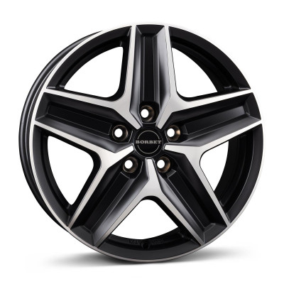 Borbet CWZ black polished matt 7,5x18 5x118 ET53 CB71,1 60° 1250 kg 497639
