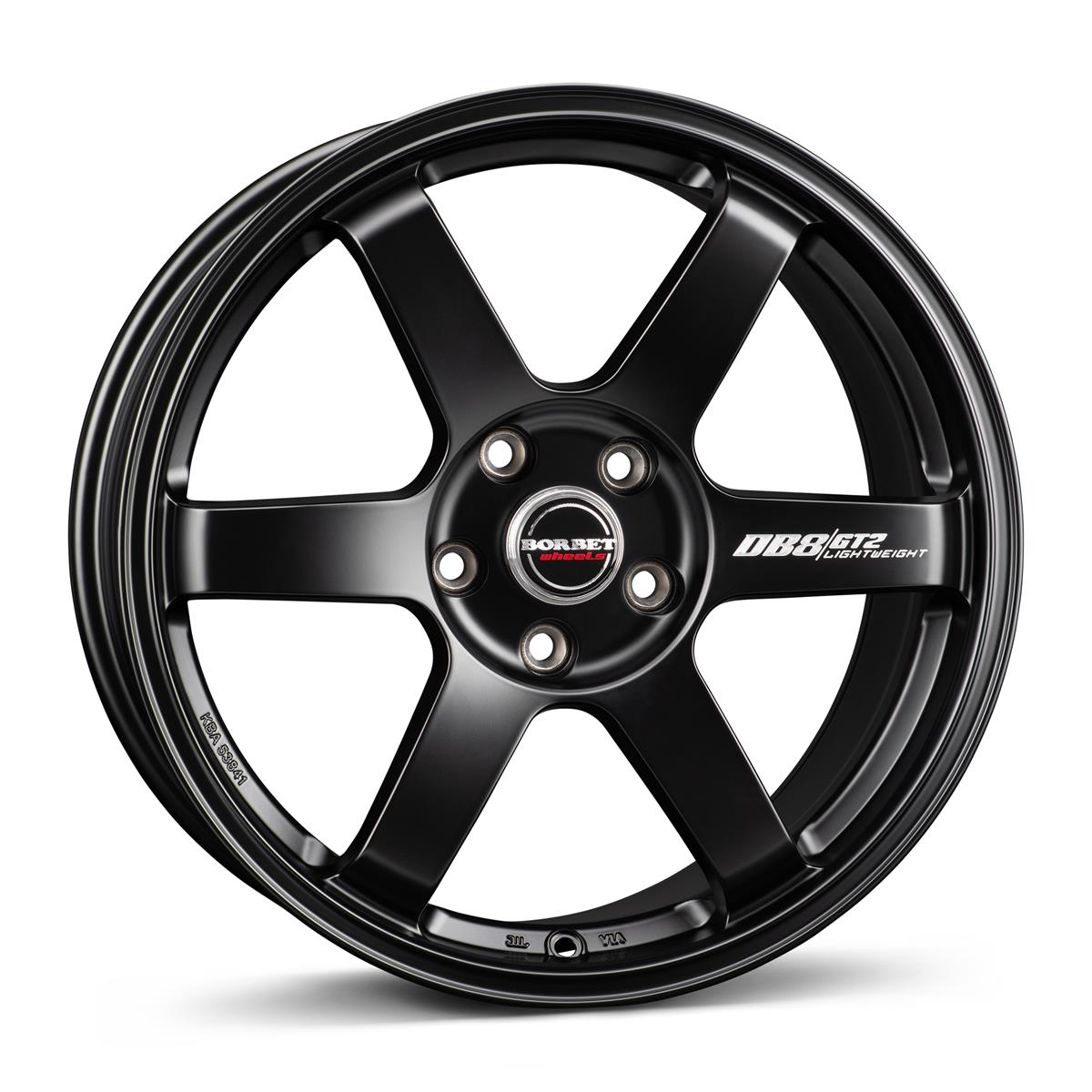 Borbet DB8GT2 Black matt 8,5x18 5x100 ET35 CB64,1 60° 650 kg 497601