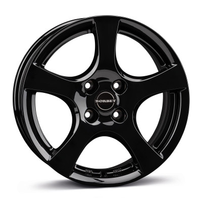 Borbet F black glossy 6,5x16 4x108 ET25 CB65,1 60° 630 kg 8135719