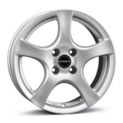 Borbet F brilliant silver 6,5x16 4x108 ET25 CB65,1 60° 630 kg 8135718