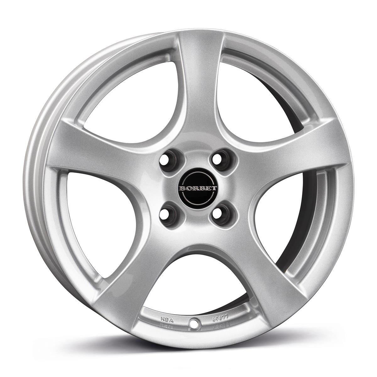 Borbet F brilliant silver 6,5x16 4x100 ET38 CB64,1 60° 590 kg 8135736