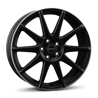 Borbet GTX black matt rim silver 8x19 5x114.3 ET50 CB72,6 60° 750 kg 497940