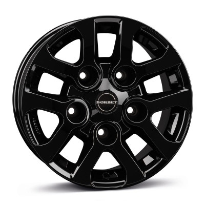 Borbet LD black glossy 8x16 5x165.1 ET5 CB113,0 60° 1150 kg 300009