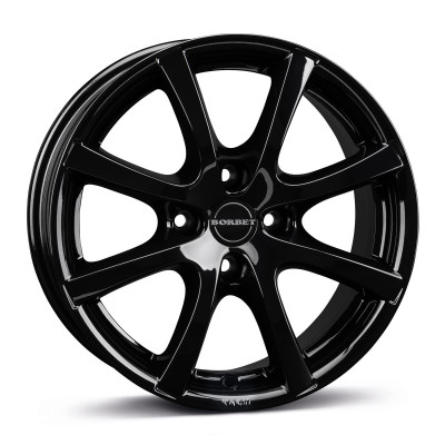 Borbet LV4 black glossy 6,5x15 4x108 ET35 CB72,6 60° 580 kg 8101705