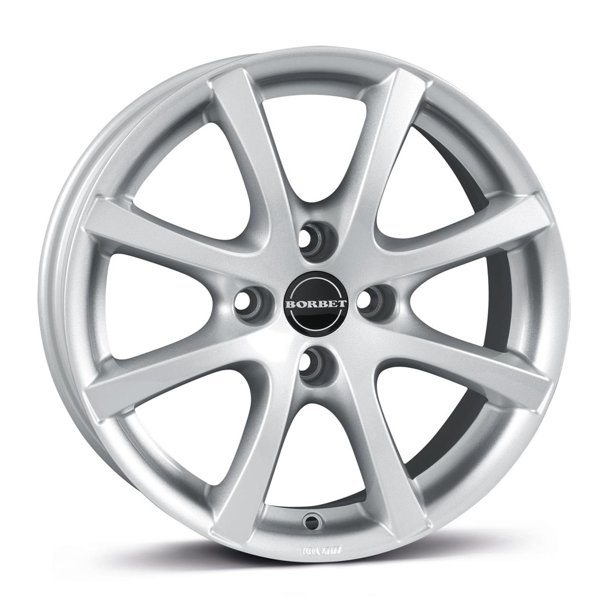 Borbet LV4 Crystal Silver 5,5x15 4x100 ET40 CB64,1 60° 605 kg 496468