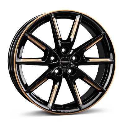 Borbet LX19 black glossy gold spoke rim 8x19 5x112 ET50 CB66,6 60° 760 kg 497911