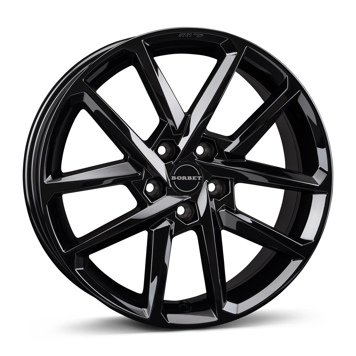 Borbet N black glossy 8x19 5x112 ET48 CB66,6 60° 750 kg 497820